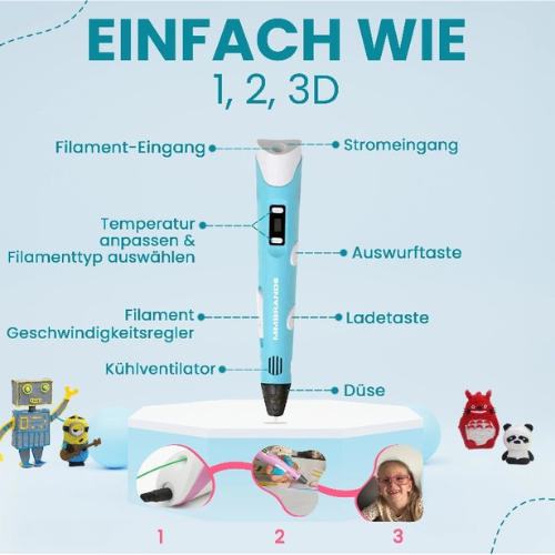 Klamza 3D-Stift